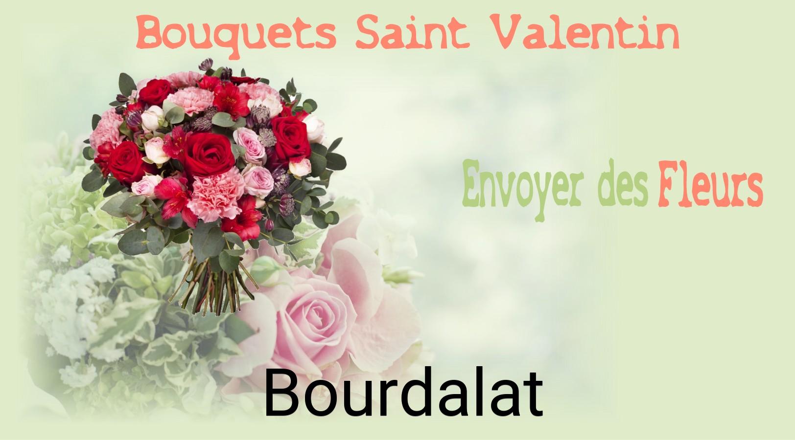 Roses de Saint-Valentin livrées à Bourdalat